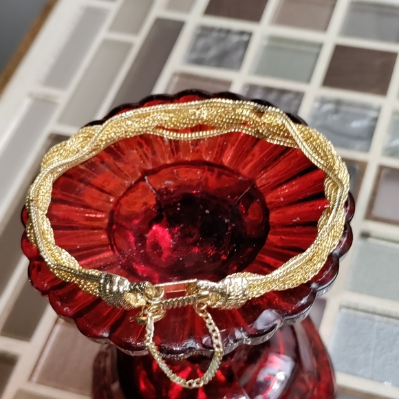 Vintage Gold bracelet-Circa 1930s - Picture 3 of 9